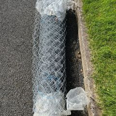 Roll of chain link fencing