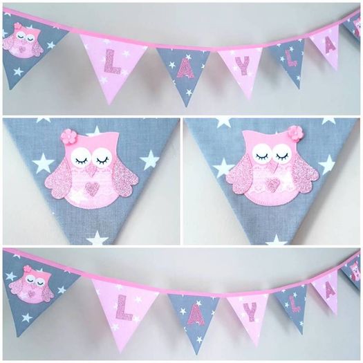 Eco-Friendly Personalised Cotton Bunting Made to Order