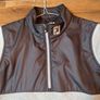 Footjoy mid layer half zip fleece. (Mint) Image 4