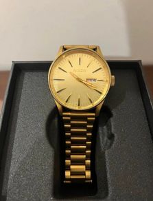 Nixon Sentry SS Gold Watch