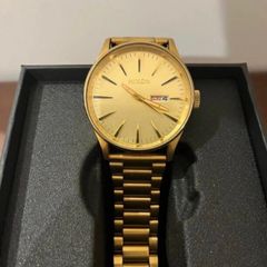 Nixon Sentry SS Gold Watch