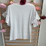 T-shirt statement top savida 100% cotton size xsmall Image 8