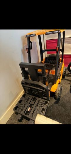 Ride on JCB forklift