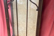 Edwardian glass cabinate.