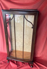 Edwardian glass cabinate.