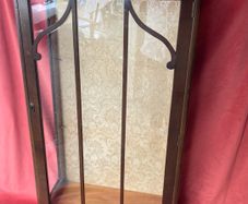 Edwardian glass cabinate.