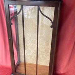 Edwardian glass cabinate.