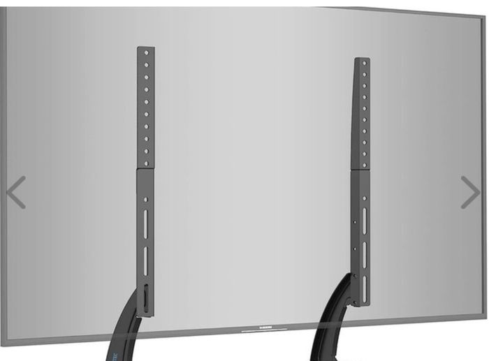 Universal Table Desk Pedestal TV Stand Tabletop Screen Monitor Riser for 22"-65" LCD/LED TVs-Securely Holds 50KG & Max.VESA 800x400mm