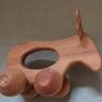Vintage Wooden Massage Moose by Taitra Sweden Image 3