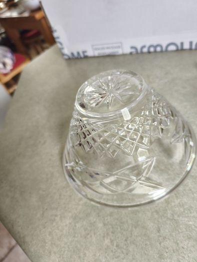 SMALL BONBON  vintage GALWAY trinity knot large Vintage Cut crystal BOWL.