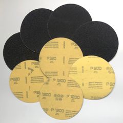 100pc 125mm Velcro Silicone Carbide Disc Pads Starter Pack Free Backer