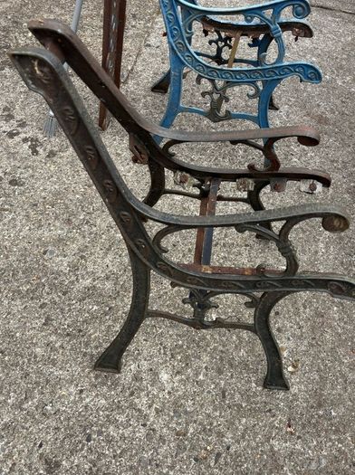 Cast Iron Garden Benches Ends and Backs