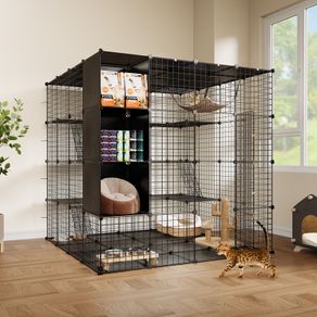 Metal Portable Cat Cage