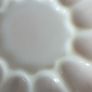Mid-century Anchor Hocking Milk Glass Deviled Egg Plate Image 2