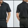 2 Regular Fit Short-Sleeved Cotton Rich Shirts - Black Image 2