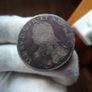 1731 French Silver One Ecu Coin Image 4