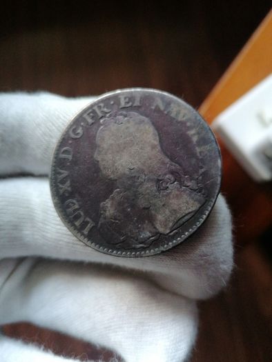 1731 French Silver One Ecu Coin