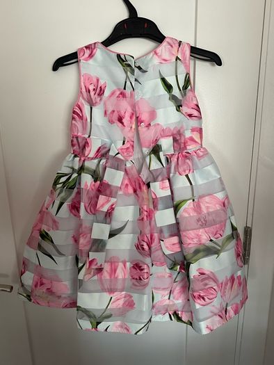 Gorgeous floral special occasion dress for a girl, 122cm (6-7 years)