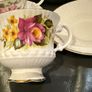 Vintage Ireland Royal Tara bone china set of 2 sauser and cups Image 3