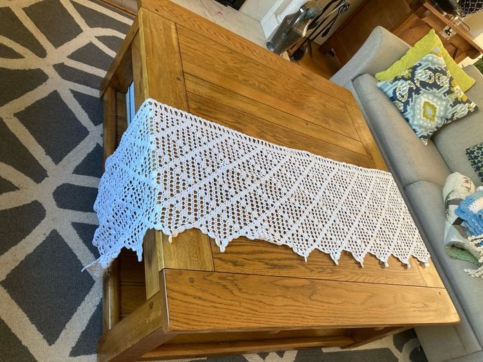 Crochet lace trim