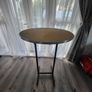 Tall cocktail/ Bar  table and black cover Image 3