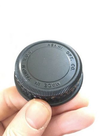 Pentax 35mm camera and lens