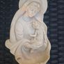 Vintage Italian Madonna and Child wall-hanging Holy water Font Image 2