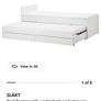 Ikea Slakt kids trundle bed with storage & matresses Image 2