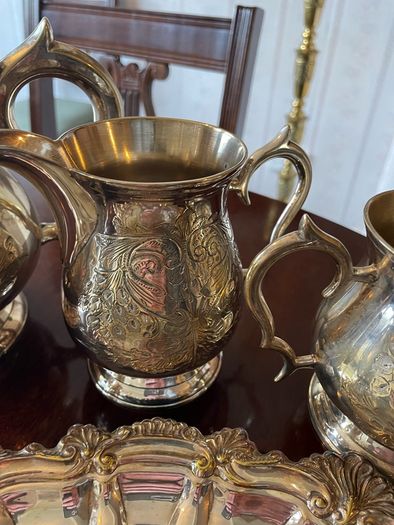 Silver plated antique