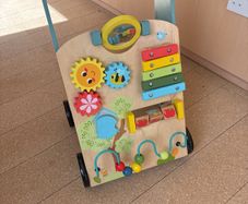 Wooden Nuby Baby Walker