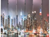 Folding Room Divider 228x170 cm New York by Night
