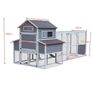 Large Chicken Coop 6 8 Birds Outdoor Waterproof Chicken Shack Image 2