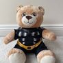Build A Bear Workshop BAB Brown Bear The Dark Knight Batman Not Working Used Please see pictures Image 9