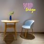 NEW SALE | VIP Lounge Neon Signs for Wall Decor LED Neon Light for Room Decor VIP Light up Sign with USB Powered for Home Decor, Hotel, Club, Cafe, Bar, Office, Shopping Mall (Pink&Lemon Yellow) Image 7