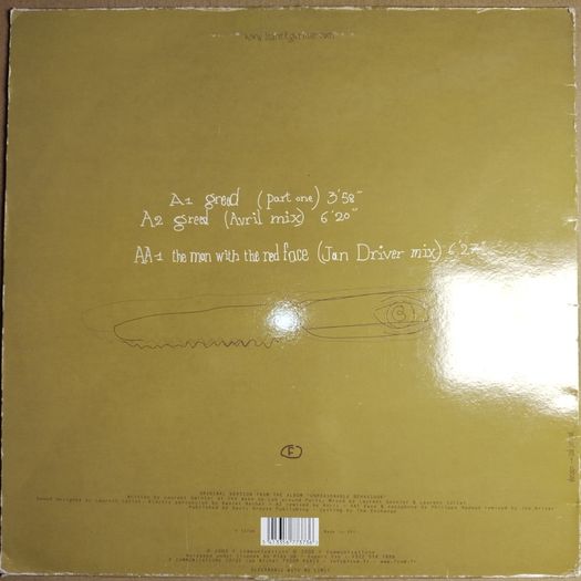 Laurent Garnier - The Man With The Red Face + Greed(Part one) - F Communications - Quality French TECHNO!