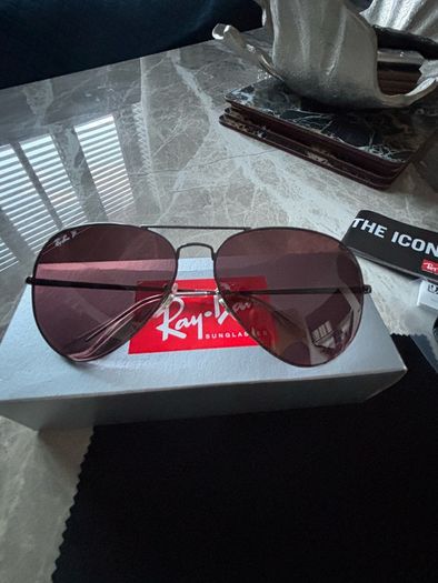 Ray Ban RB3689 Sunglasses Gunmetal Polarised 62mm