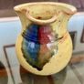 Vintage Stoneware Creamer or Small Jug & Lidded Sugar Bowl made by Badger Hill Pottery Image 2