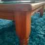 Solid Wood Glass Topped Coffee Table Image 8
