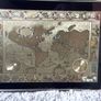 Vintage Gold Foil Picture Of The World Image 4