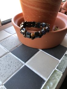 Tigers eye and hamitite bracelet