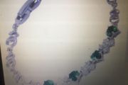 Tennis Style Emerald Bracelet