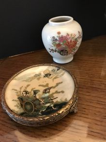 Oriental Vase and Dish  ornament