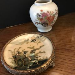 Oriental Vase and Dish  ornament