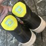 Converse Hi-Vis Pro Trainers Size UK 4.5/37.5 Black Orange Leather Hi Top Shoes Image 4