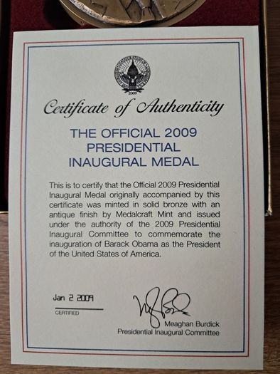Presidential Inaugural Medal
