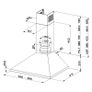 Damaged Faber Value X 600mm Canopy hood Image 5