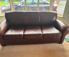 Leather couch