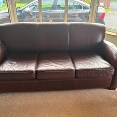 Leather couch
