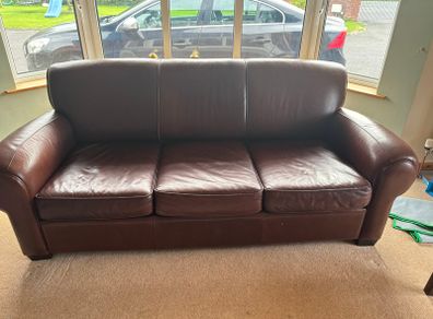 Leather couch