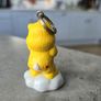 Keyring Funshine Sunshine Carebear Mini Figure 1985 Kenner A.G.C. Image 3